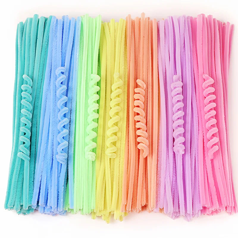 CraftyPipes Chenille Stem Set – 40/100 Pcs Colorful Pipe Cleaners