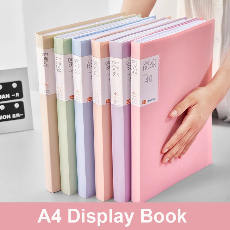 A4 File Folder Display Book