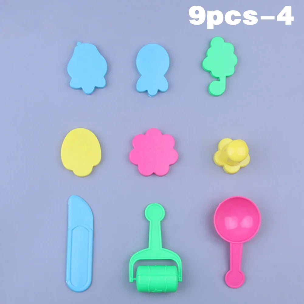 ClayPlay Creativity Set – 8/9 Pcs Colorful DIY Clay Tools