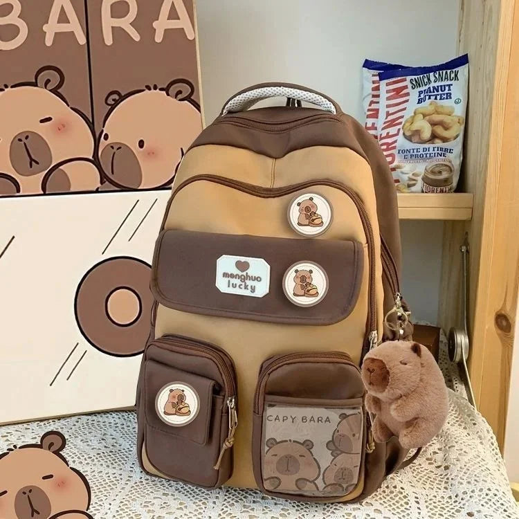 Capybara Plush Backpack