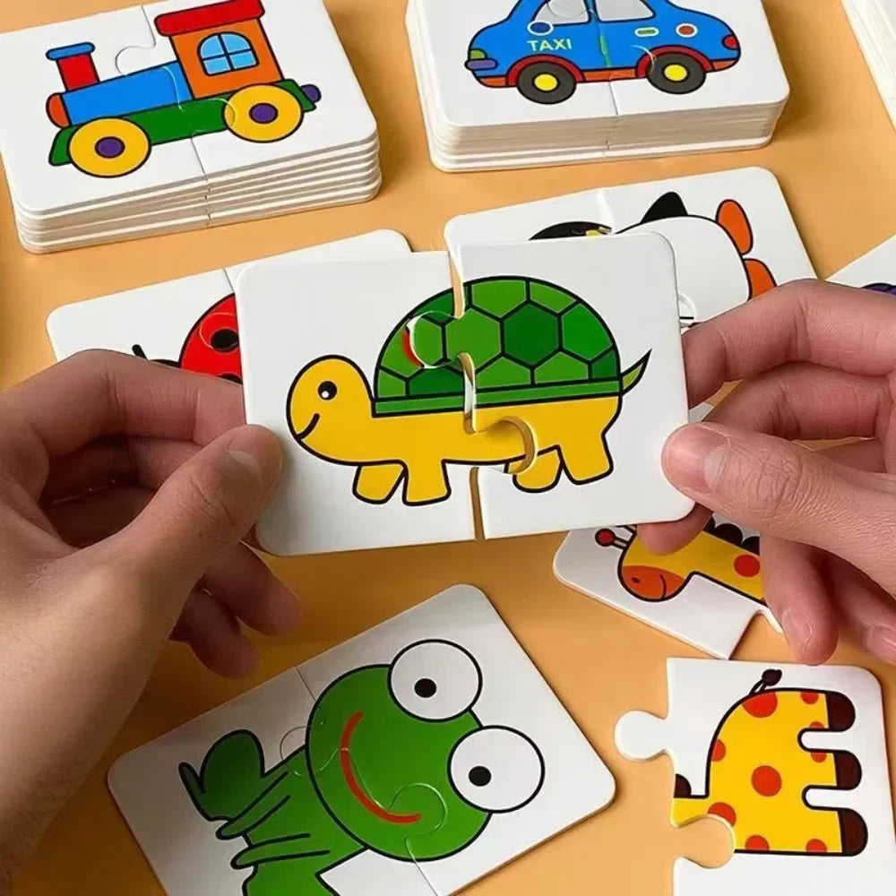 Product Description for 32-Piece Montessori Toddler Card Matching Game