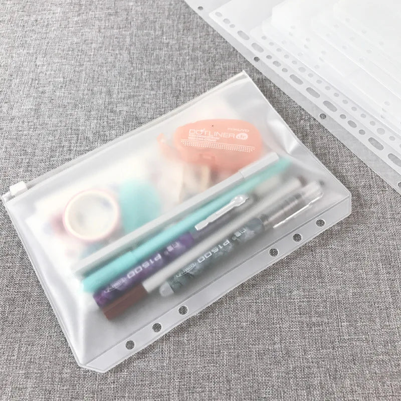 5pcs Transparent File Holder Pouches