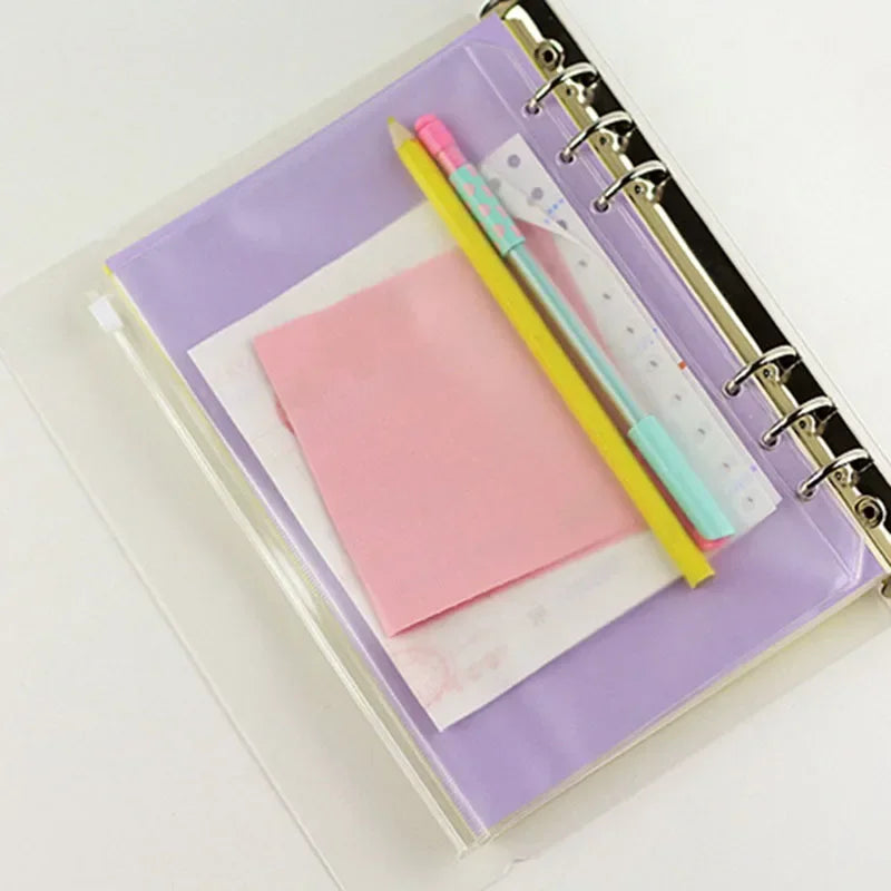 5pcs Transparent File Holder Pouches